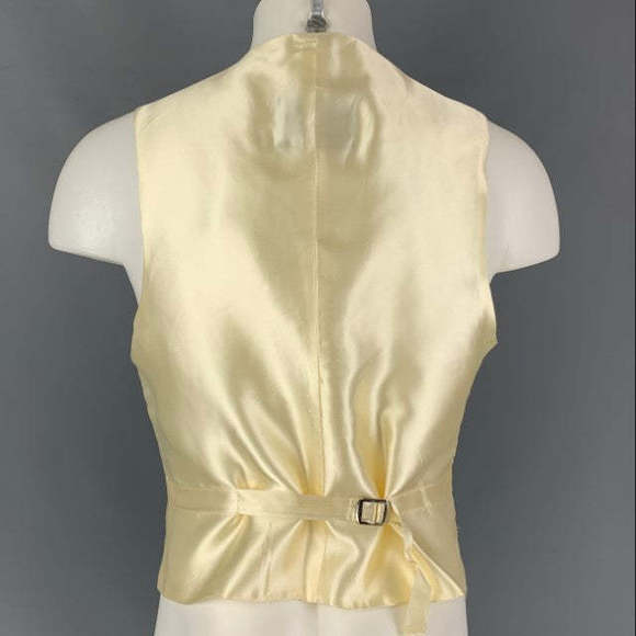 FAVOURBROOK Beige Embroidery Linen Buttoned Vest - Picture 3 of 5